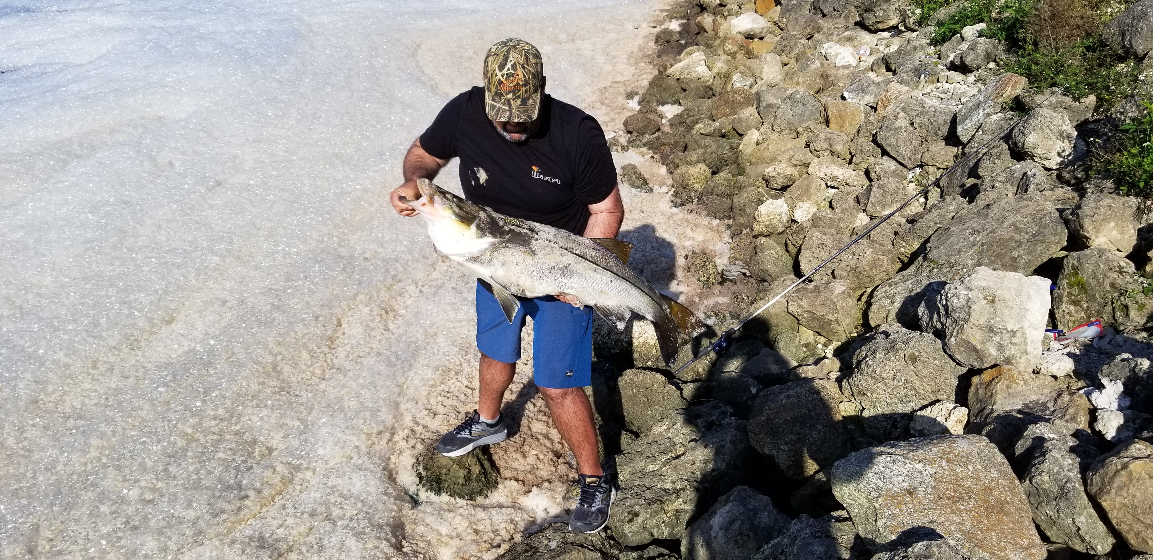 Fishing Florida spillways for trophy snook
