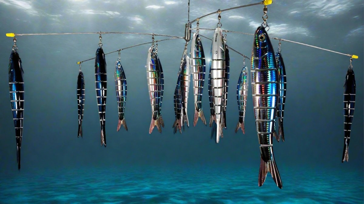 Motion Fishing Dredges | COLLAPSIBLE | Bait Ball Fish Decoys Medium Dredge