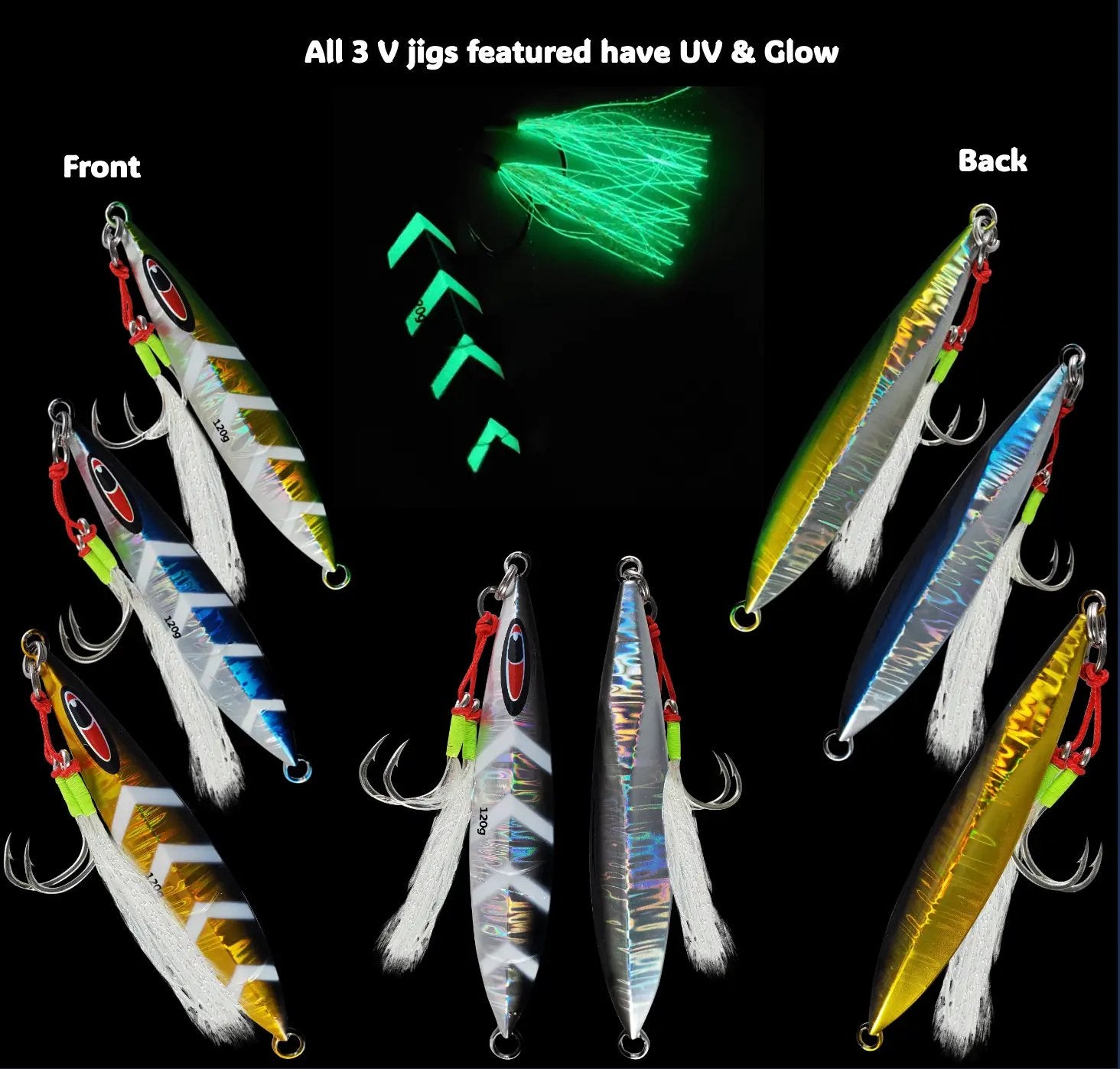 20g 30g 40g 60g 80g UV 3D Print Slow Pitch Jigs with Buil-in Rattles for Salt  Water Fishing - China Jig Lure and Micro Jig price