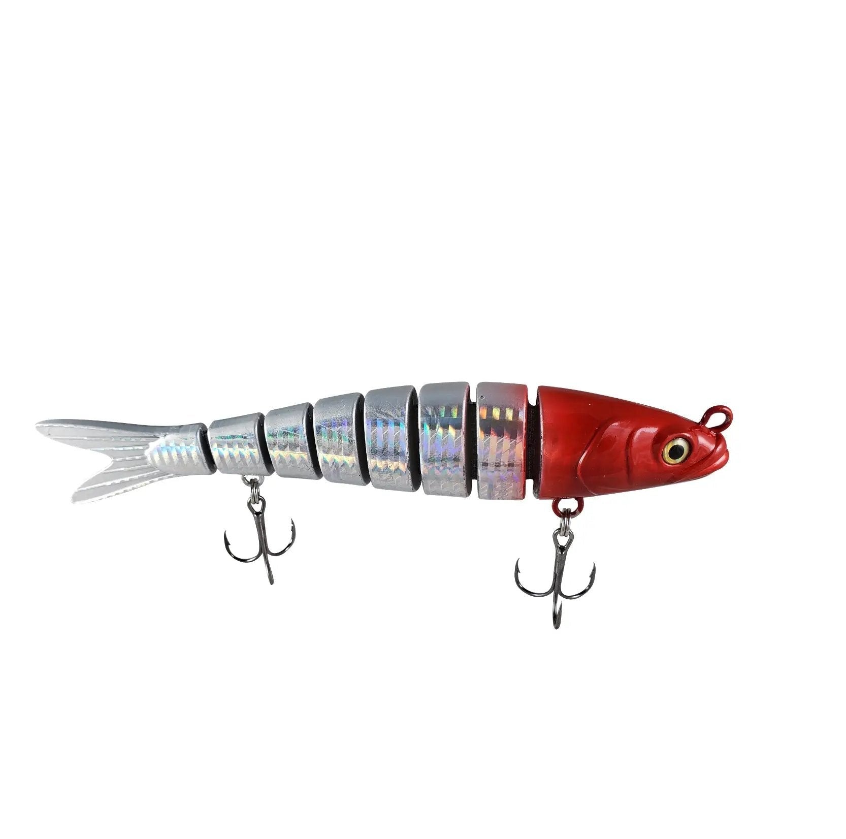 7.2" Motion Minnow Red Head Swimbait Fishing Lure
