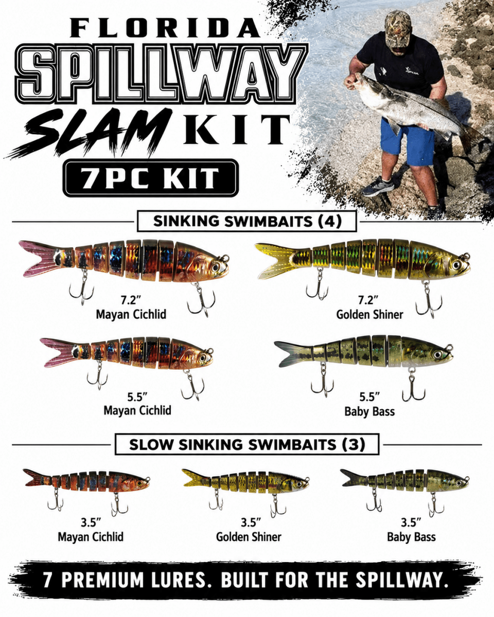 Florida Spillway Lure Kit (7pcs)