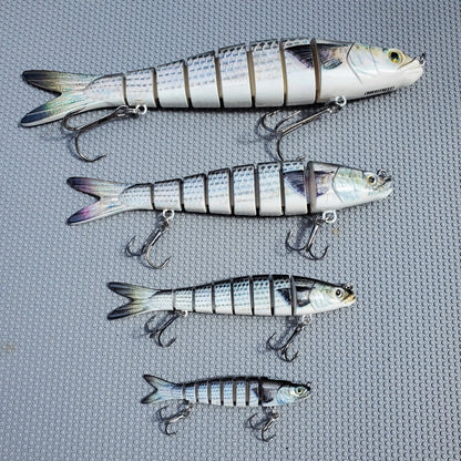 baitsmith swimbaits fishing lures SML XL Motion Minnow Swim Bait Fishing Lure Kit (4PC) – Marea Fishing