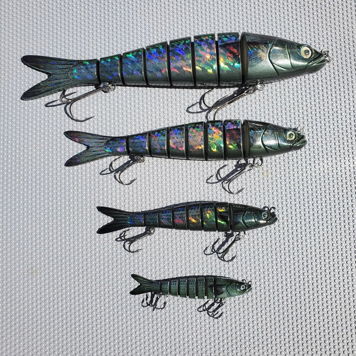 baitsmith swimbaits fishing lures Clutch Swimbait Co. Darter Glide Bait The paint on this bait is baked into the actual resin making it impossible to chip Toxic Baits Dart Swimbaits -