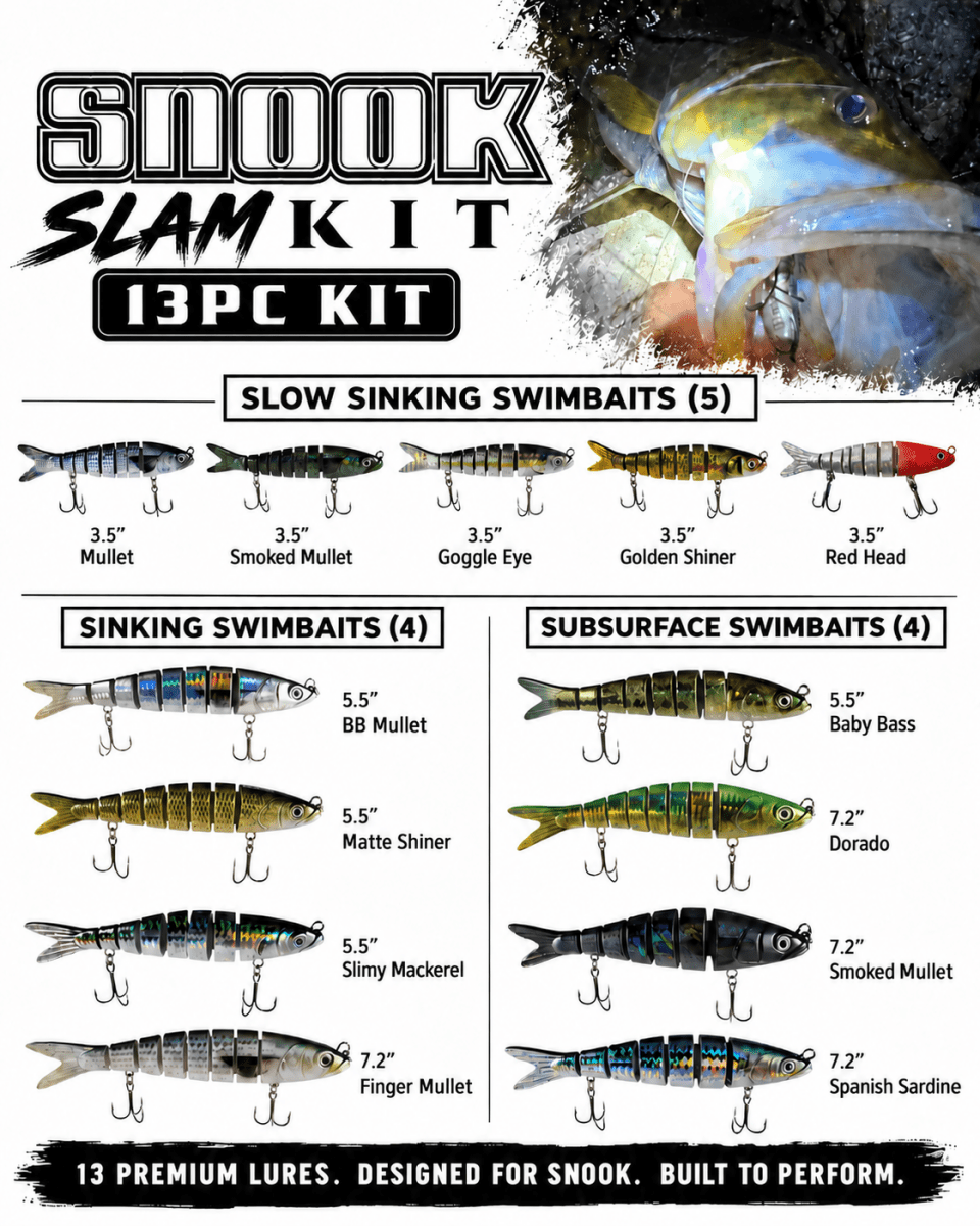 Snook Slam Lure Kit (13pc)