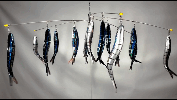 dredge fishing reels Motion Fishing Dredges | COLLAPSIBLE | Bait Ball Fish Decoys Medium Dredge