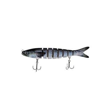 fish hooks and lures slow sinking Micro Swimbait Lure with Smoked Mullet Bait Fish Pattern | Slow Sinking | 3.5"