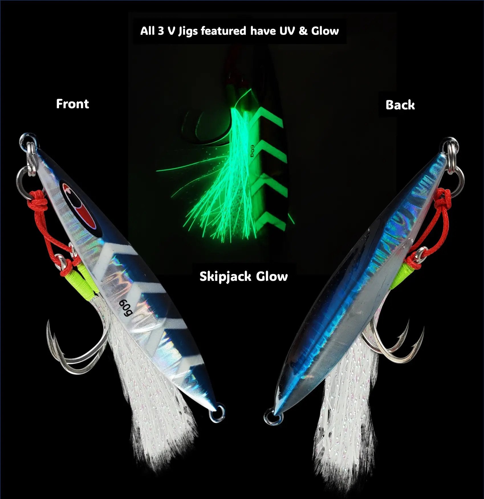  BWH Slow Pitch Jigs and Butterfly Jigs Fishing Lures
