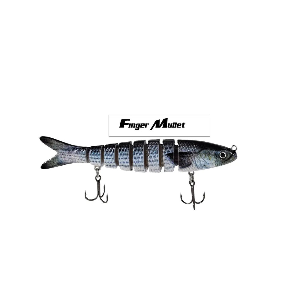 Finger Mullet 3.5 inch Micro Motion Minnow Swimbait Fishing Lure