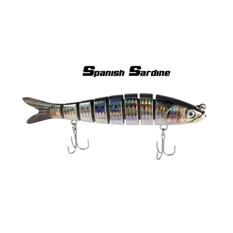 7.2" Motion Minnow Spanish Sardine  Swimbait Fishing Lure