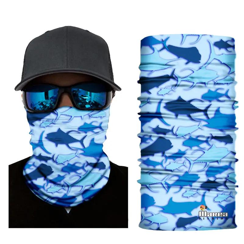 Buy Blue Camouflage Fish Print Unisex Outdoor Fishing and Hunting Sun  Protection Unique Art Face Mask and Neck Gaiter Online in India 