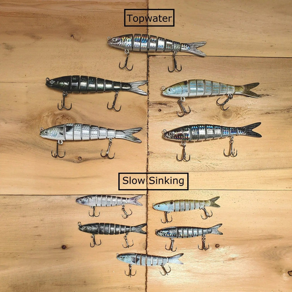 Shallow Water Fishing Lure Kit (10pc)